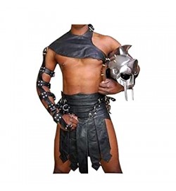 100% Real Cow Leather Men's 3 Piece Gladiator Kilt..
